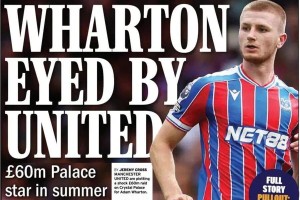 曼联若进欧冠可6500万签一人！对水晶宫将现场验货，为新帝星竞争对手