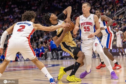 坎宁安空砍30分 奇才8人得分上双胜活塞